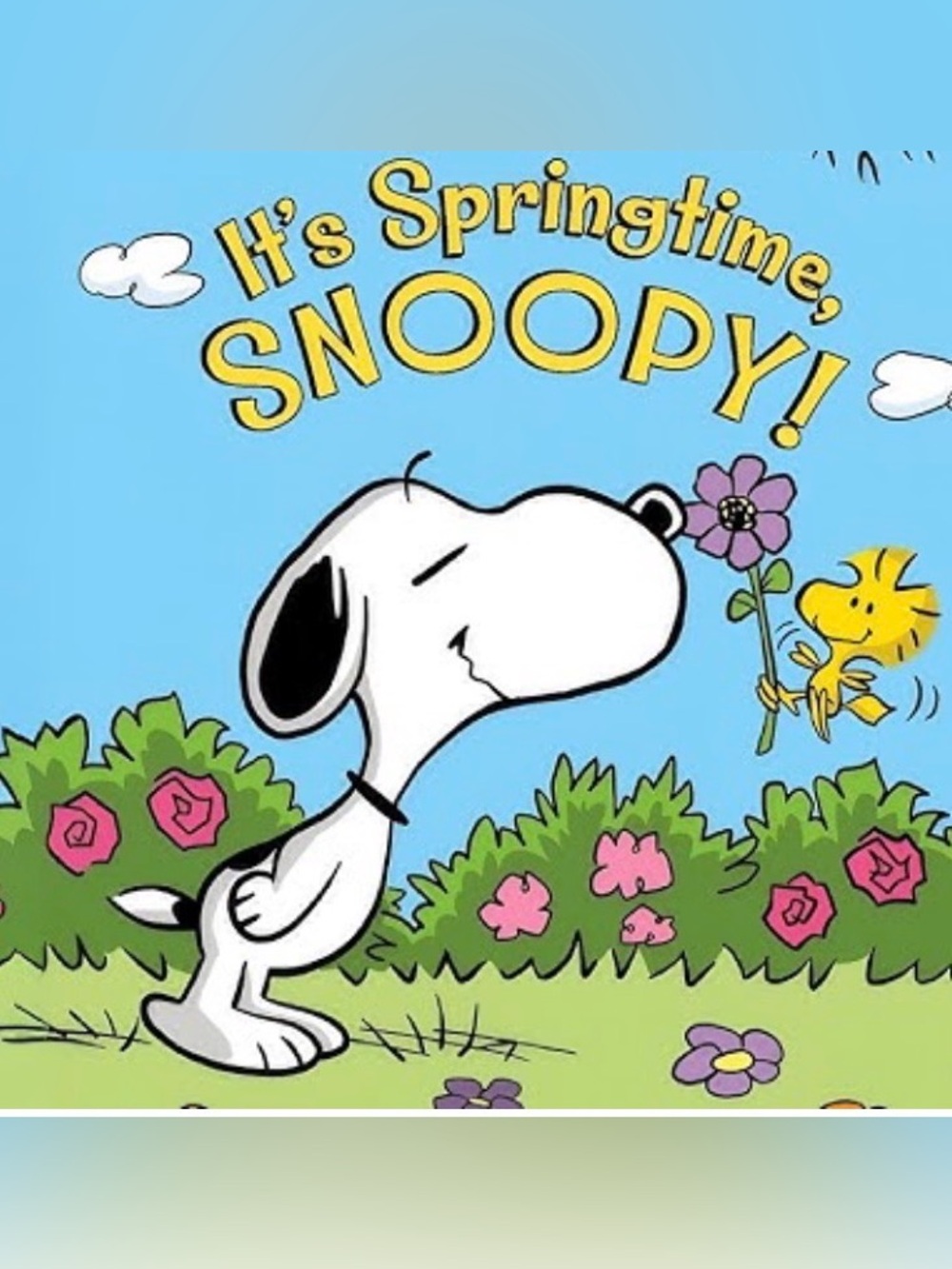 Unique  It’s Springtime, Snoopy!   Canvas Tote Bag